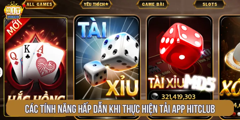 Cập nhật tính năng chất lượng khi tải app Hitclub